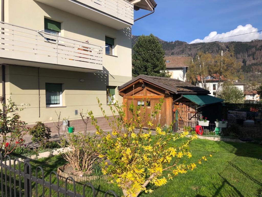 Appartamento Luminoso, Giardino, Vista Dolomiti. บาเซลกา ดิ ปีเน ภายนอก รูปภาพ